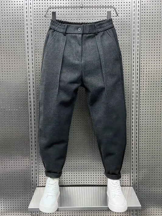 Rick™ | Elegant Melange Trousers – Style and comfort without effort