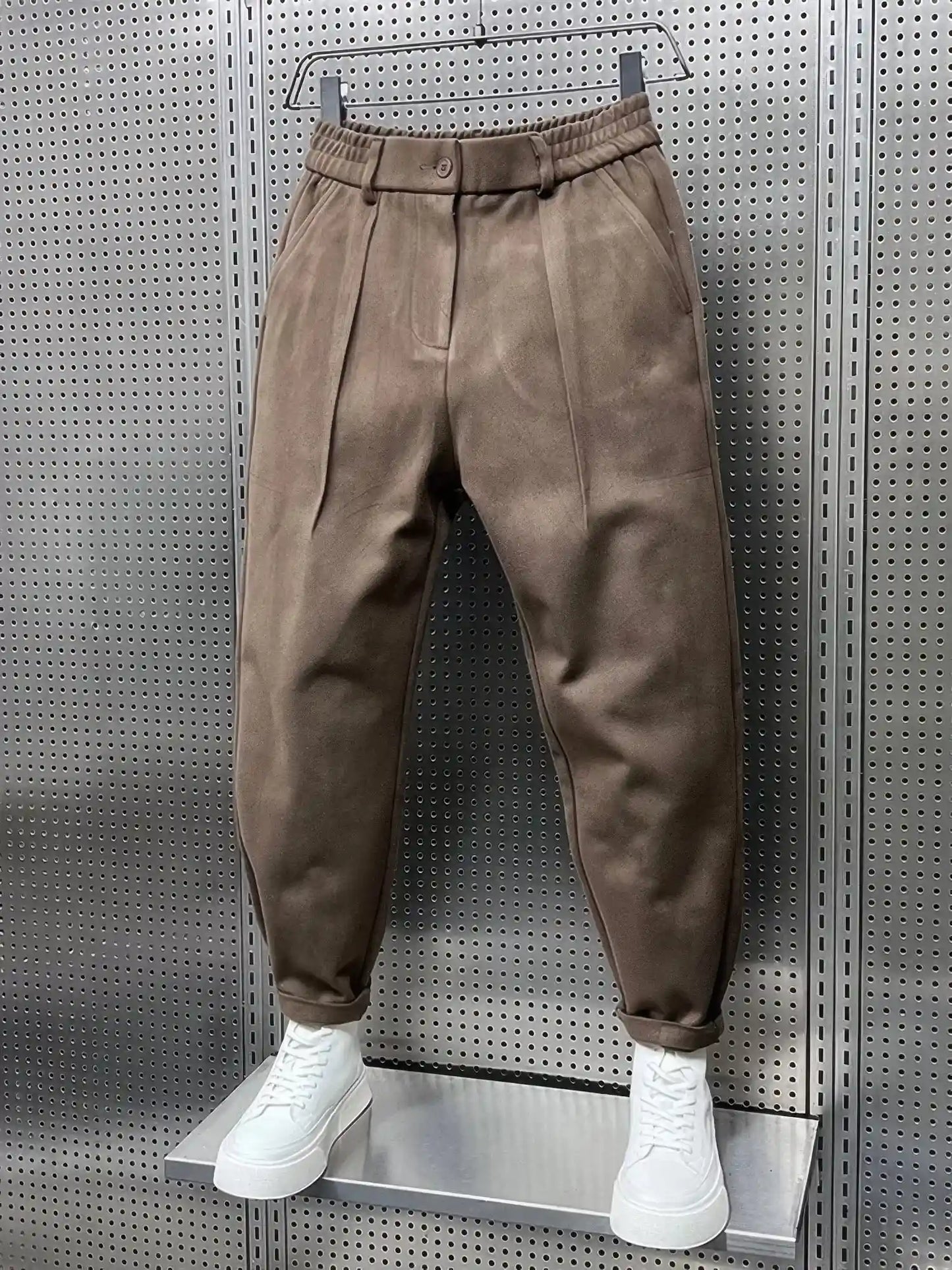 Rick™ | Elegant Melange Trousers – Style and comfort without effort