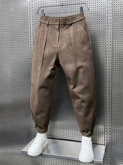 Rick™ | Elegant Melange Trousers – Style and comfort without effort