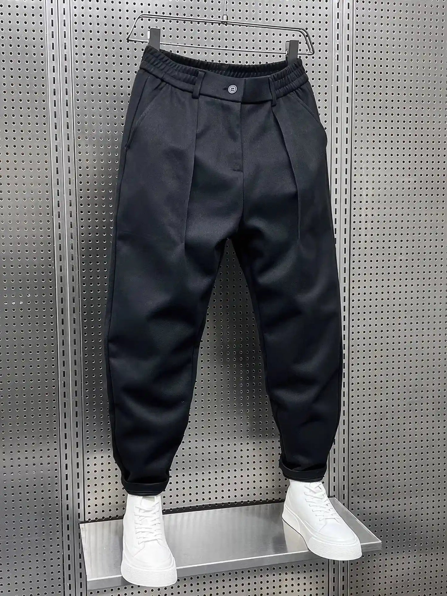 Rick™ | Elegant Melange Trousers – Style and comfort without effort