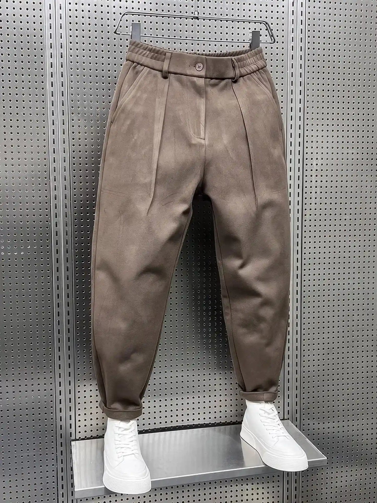 Rick™ | Elegant Melange Trousers – Style and comfort without effort