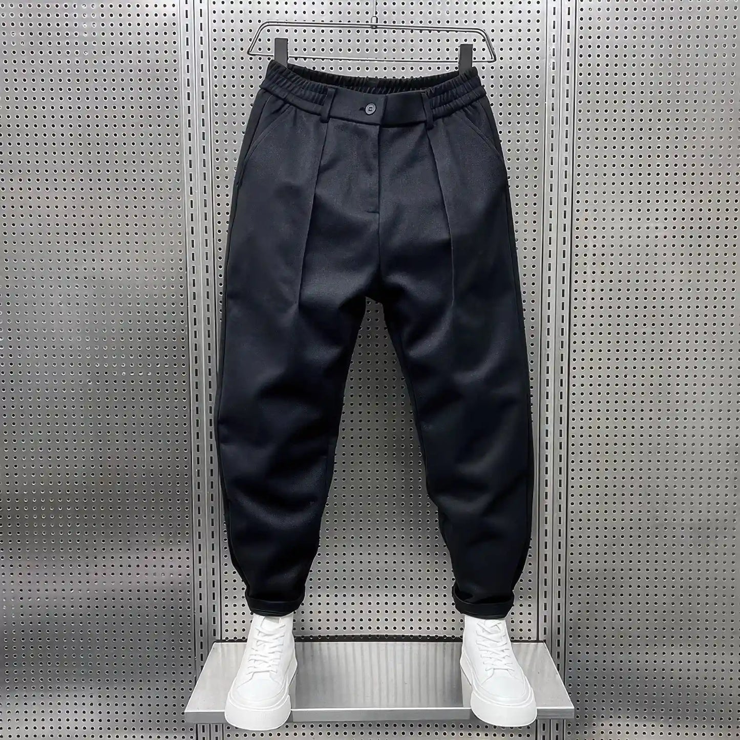 Rick™ | Elegant Melange Trousers – Style and comfort without effort