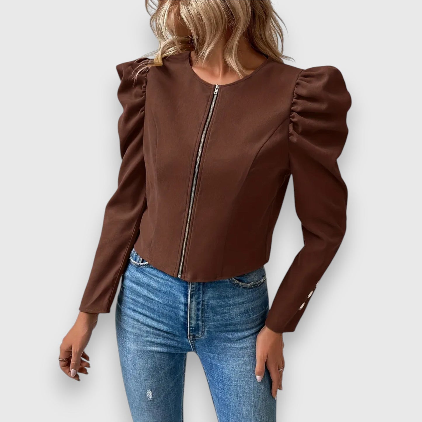 Léa | Women's puff-sleeved jacket